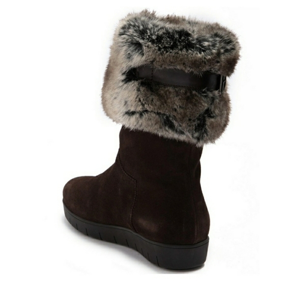 Aqualtalia Walda Fur Trimmed Boot SZ 6 - Picture 2 of 8